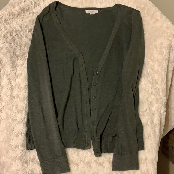 Green Cardigan - Picture 1 of 2
